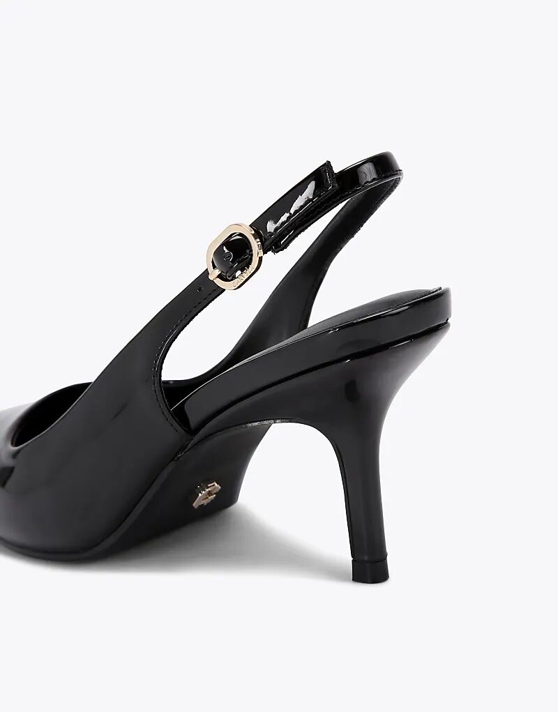 Туфли Carvela Spirit на каблуке-ремешке черного цвета — фото 4