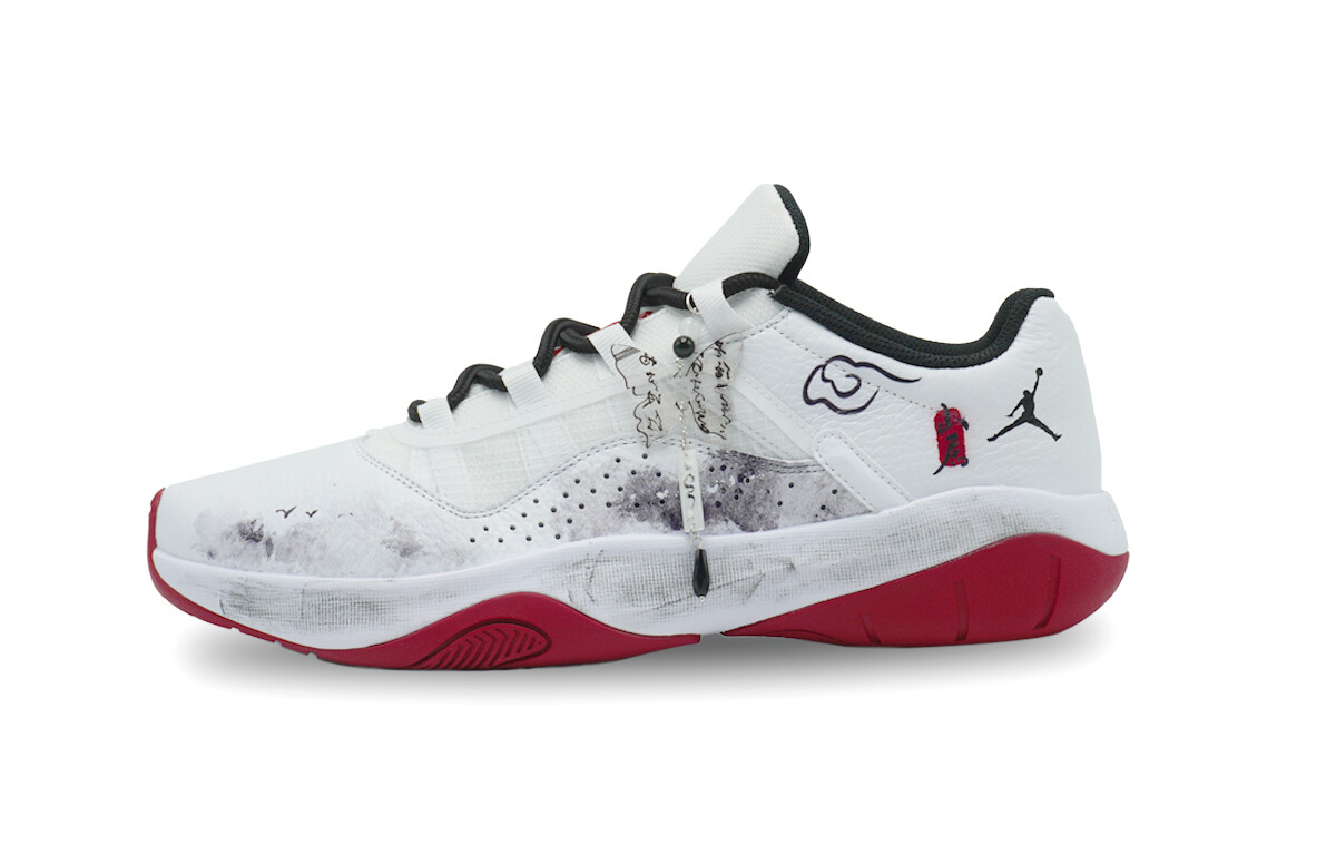 

Баскетбольные кроссовки Air 11 Basketball Shoes Men Low-Top Black Jordan