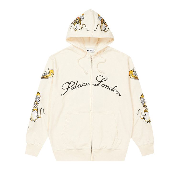 

Куртка Palace Carp Zip Hood, Bone White