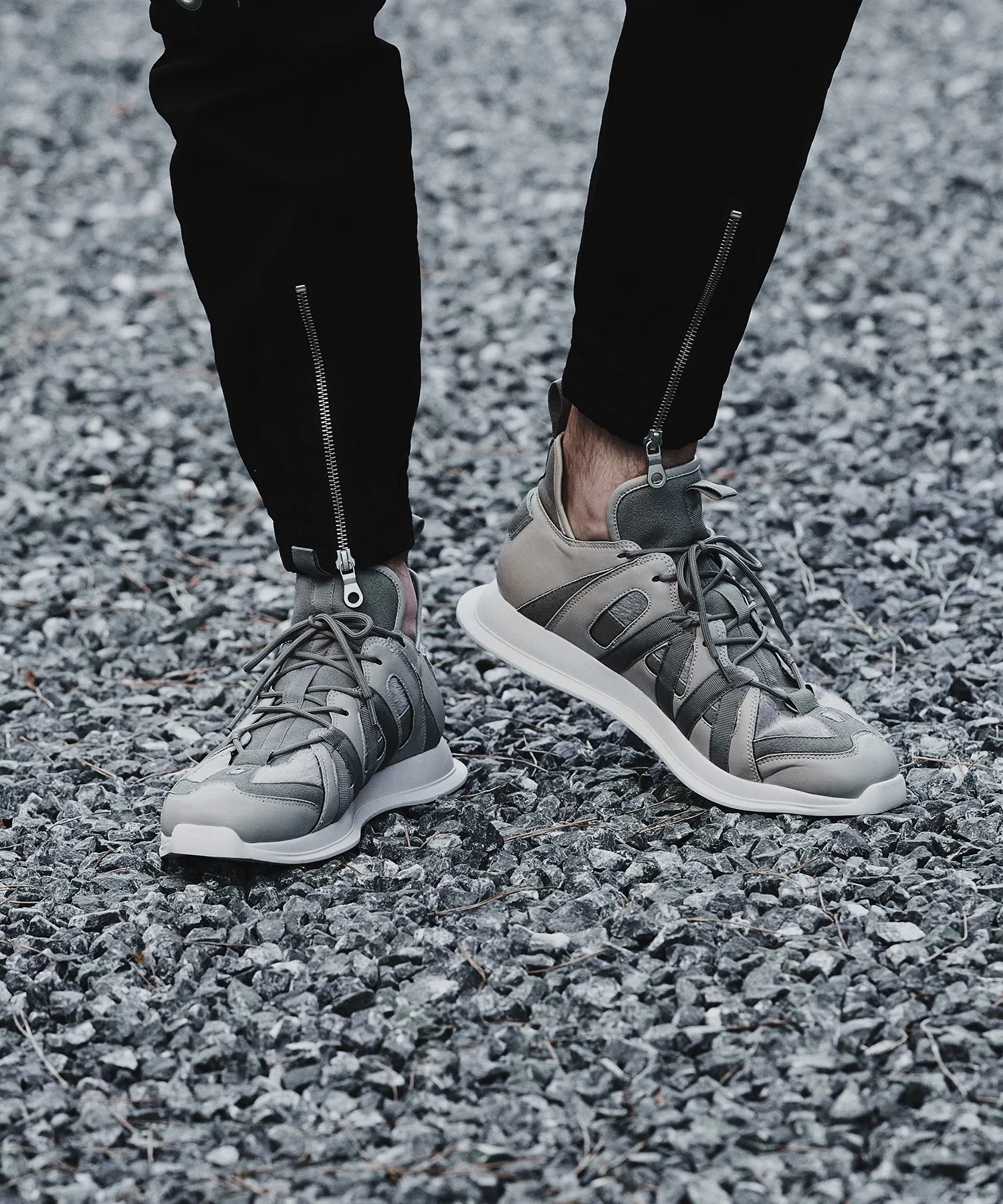 Мужские кроссовки NO ID. Multi Fabric Low Cut Sneakers