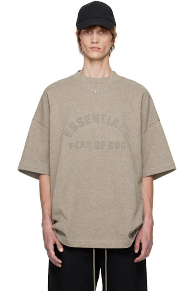 

Серая футболка Bonded Fear of God ESSENTIALS