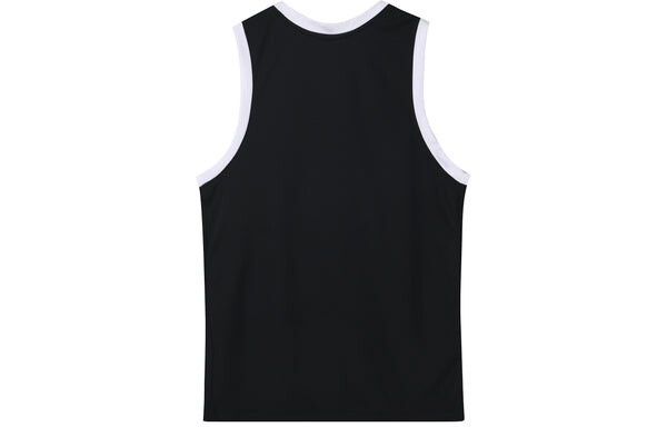 Спортивная футболка men's large logo printing sports basketball jersey/vest black Nike, черный — фото 2