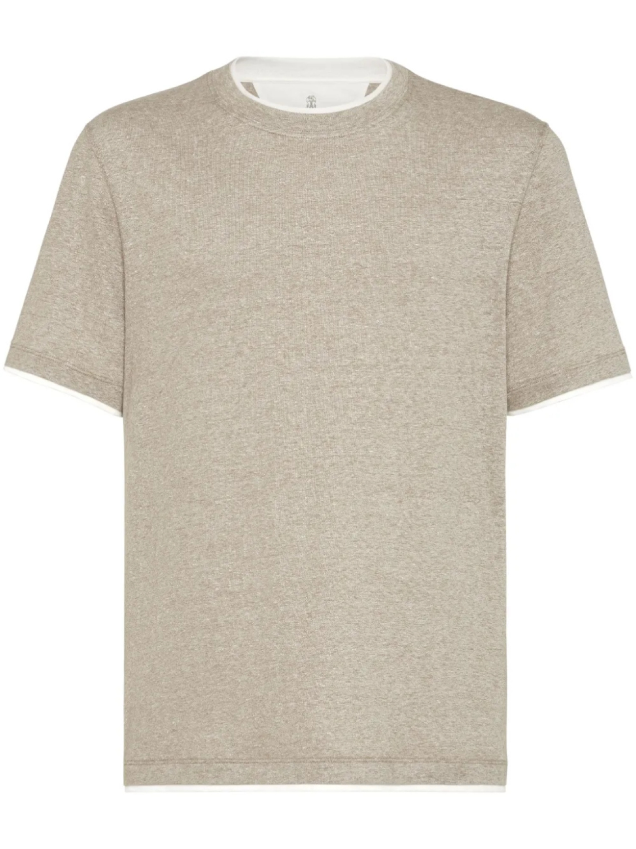 

Brunello Cucinelli многослойная футболка, нейтральный