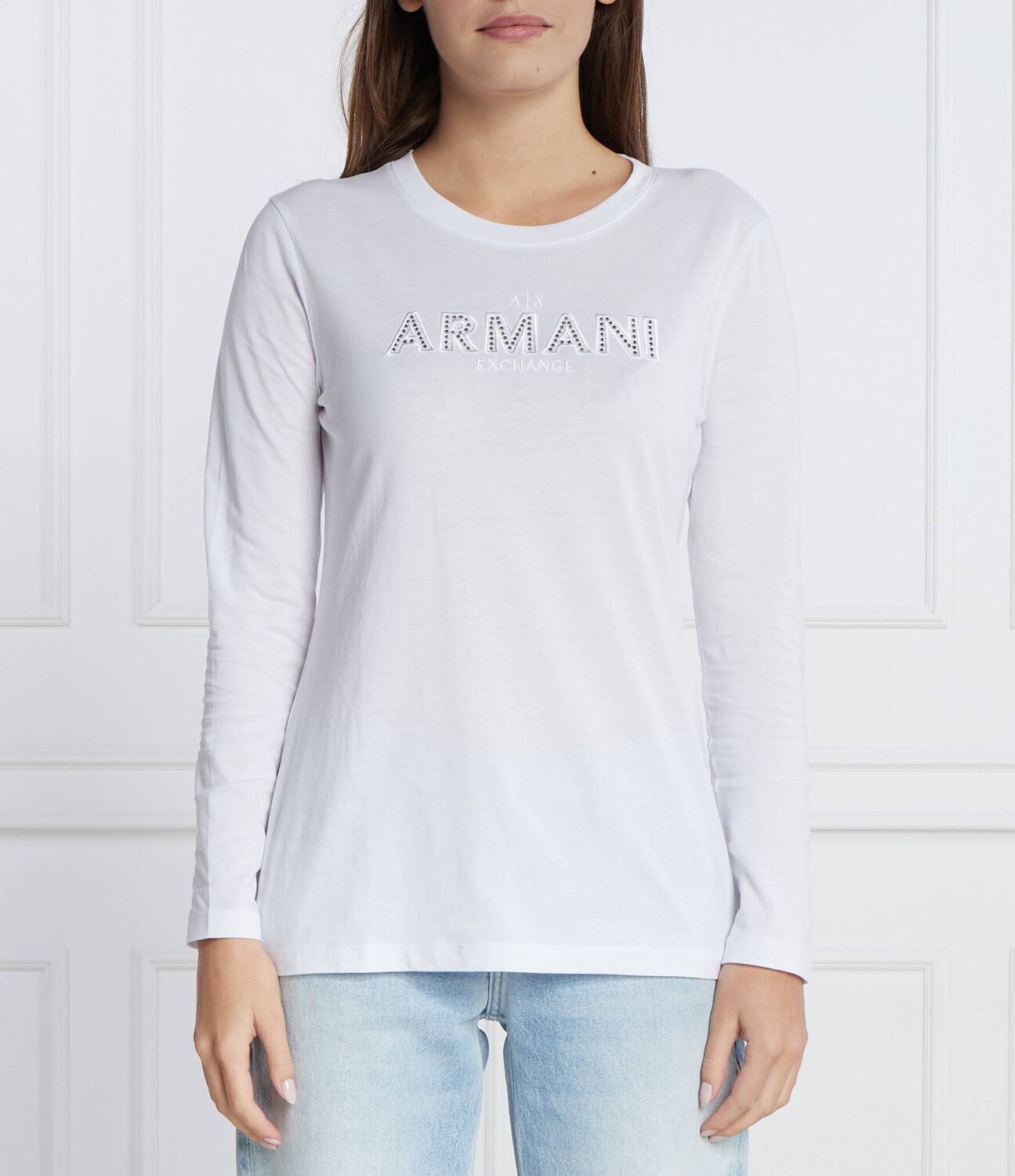 

Блуза Armani Exchange Regular Fit, белый