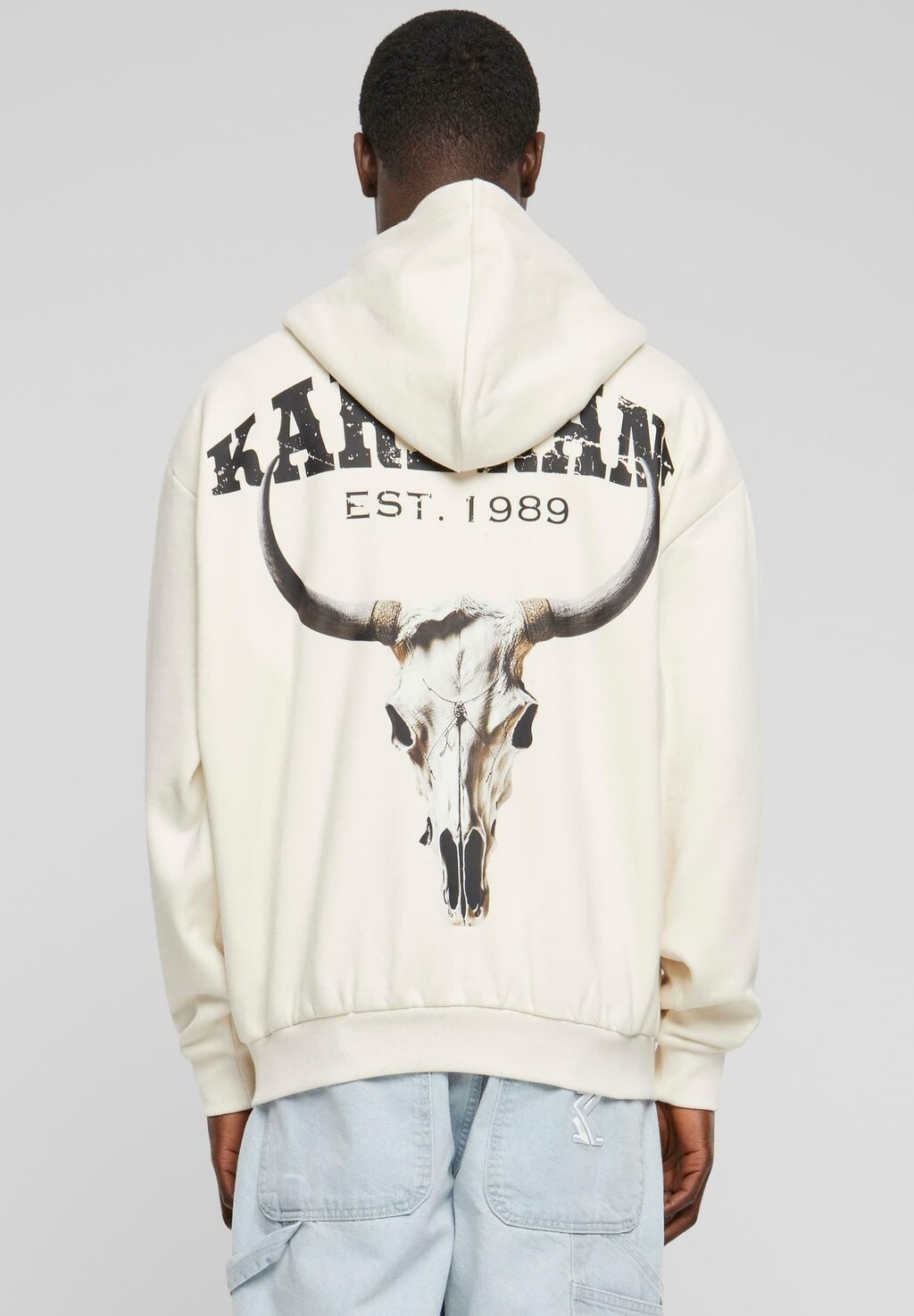 

Толстовка CHEST SIGNATURE OS HEAVY FULL SKULL Karl Kani, цвет off white