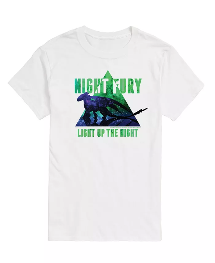 

Мужская футболка с коротким рукавом How to Train Your Dragon Night Fury AIRWAVES, белый