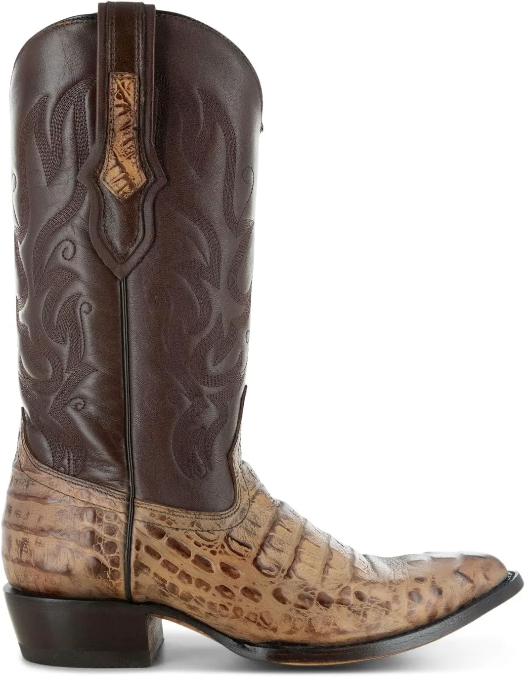 Мужские ковбойские сапоги Soto Boots с принтом на хвосте аллигатора, экзотический принт, западные сапоги для мужчин H7006 — фото 2