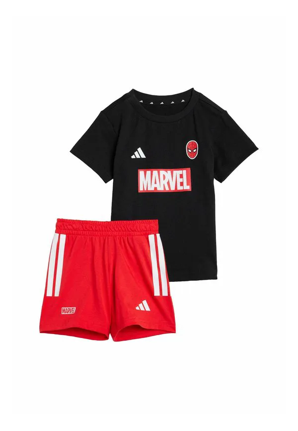 Футболка и шорты marvel spiderman Adidas Sportswear, Black White