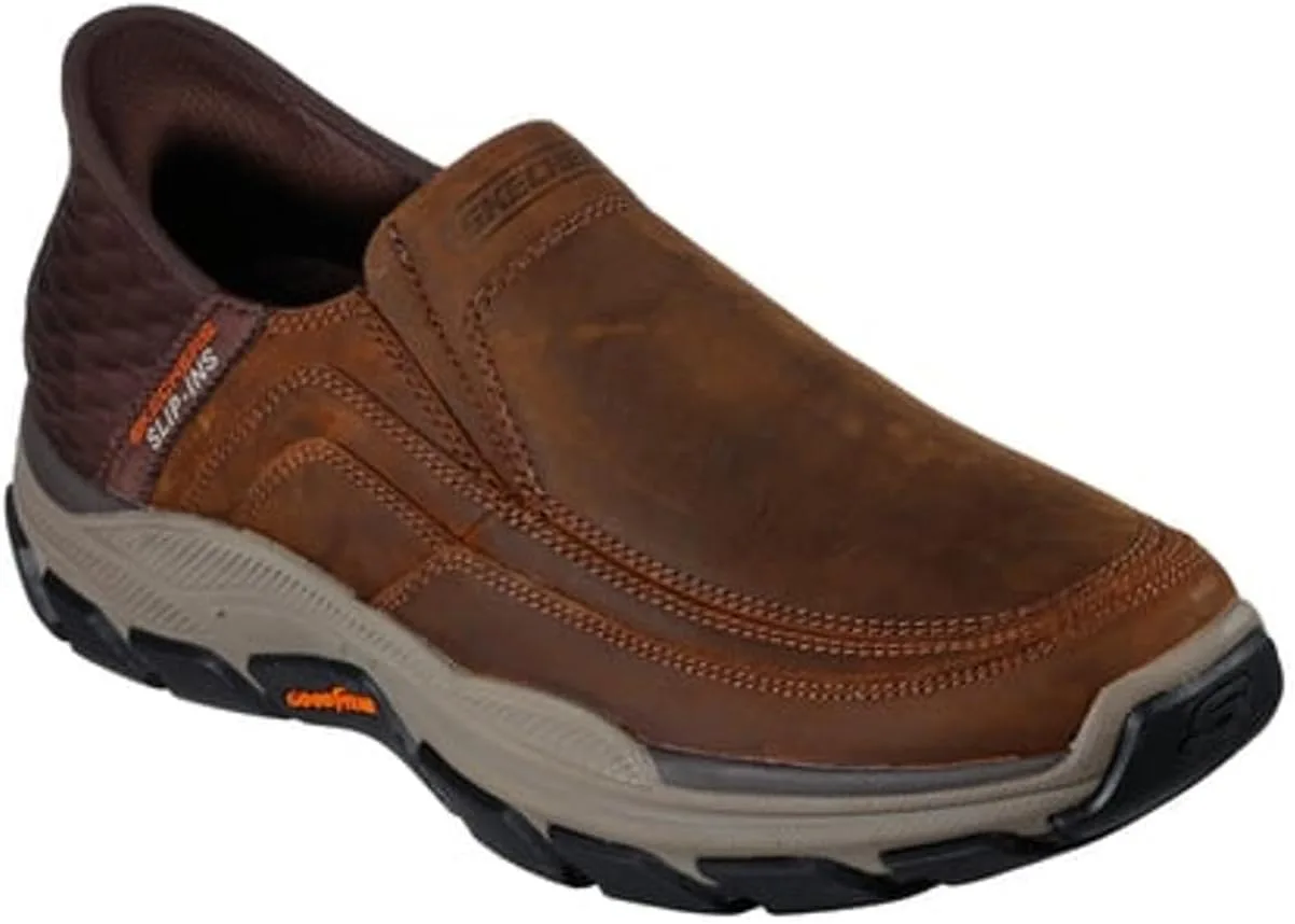 Мужские лоферы Skechers Respected Holmgren, темно-коричневый