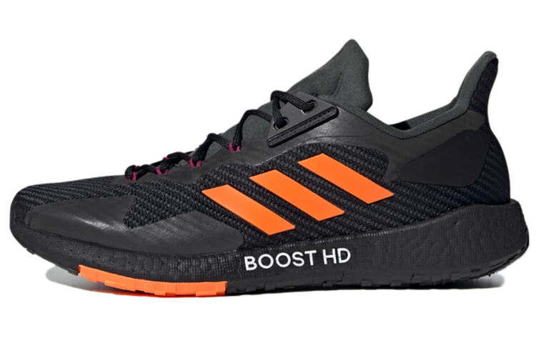 

Кроссовки для бега PulseBOOST унисекс с низким верхом, черные/оранжевые Adidas