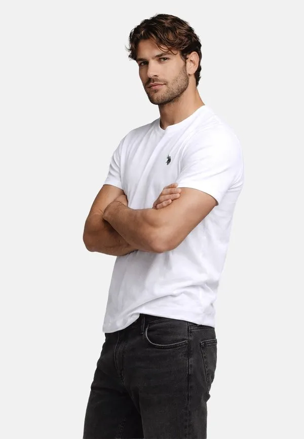 Базовая футболка uscooperr U.S. Polo Assn., Weiss — фото 4