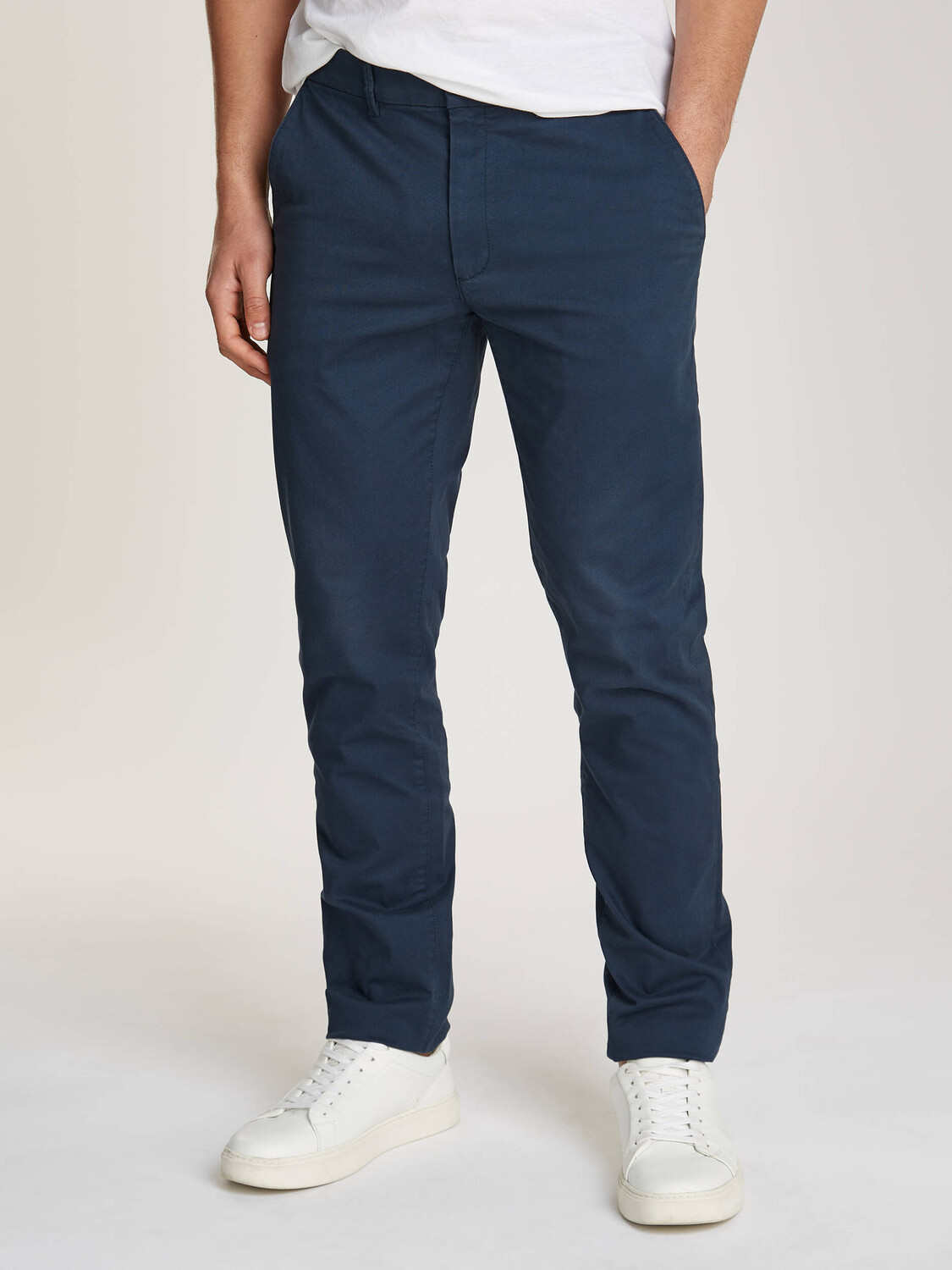 

Брюки Calvin Klein chino MODERN TWILL Slim Fit, темно-синий