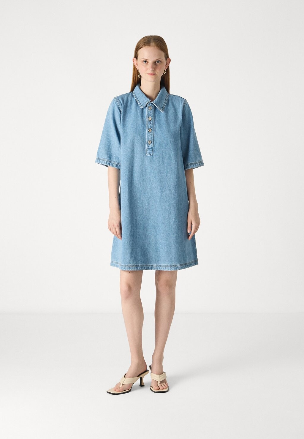 

Джинсовое платье ONLGRY DRESS ONLY, светло-голубой деним