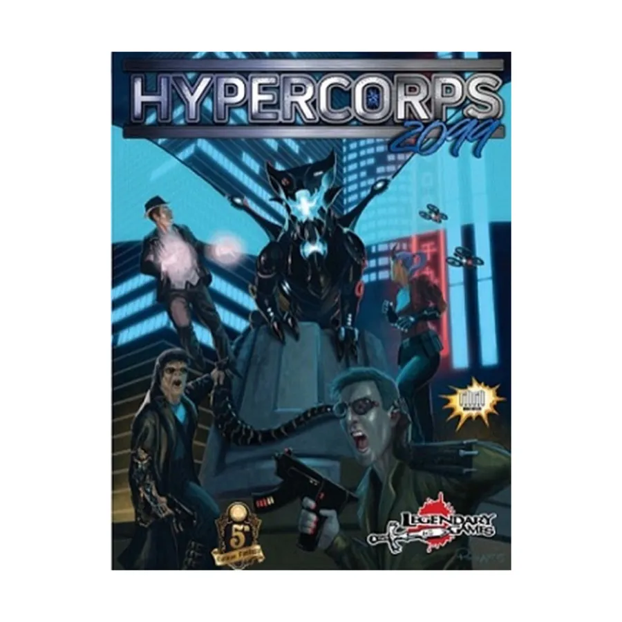 

Hypercorps 2099 (5E), Dungeons & Dragons (5th Edition) - Campaign Settings (Legendary Games), мягкая обложка
