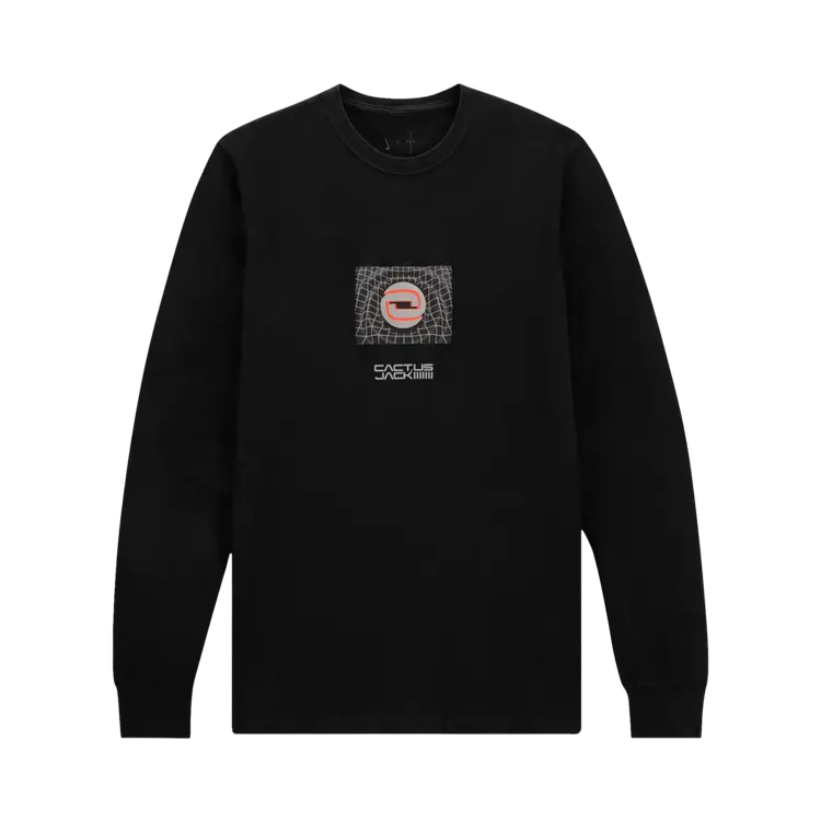 

Футболка Cactus Jack By Travis Scott Cactus Jack by Travis Scott x Nike NRG BH Long-Sleeve 'Black', черный