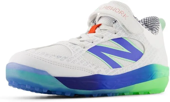 

Кроссовки New Balance Unisex-Child Fresh Foam V7 Turf Trainer с альтернативной застежкой, белый
