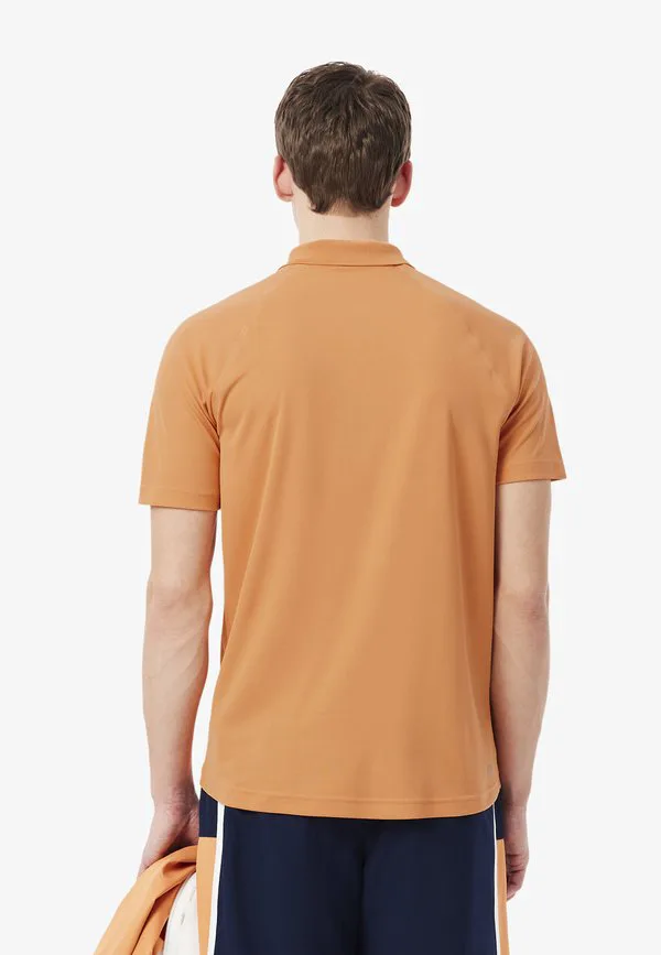 Классическая теннисная рубашка-поло Lacoste Sport, Orange Iy — фото 3