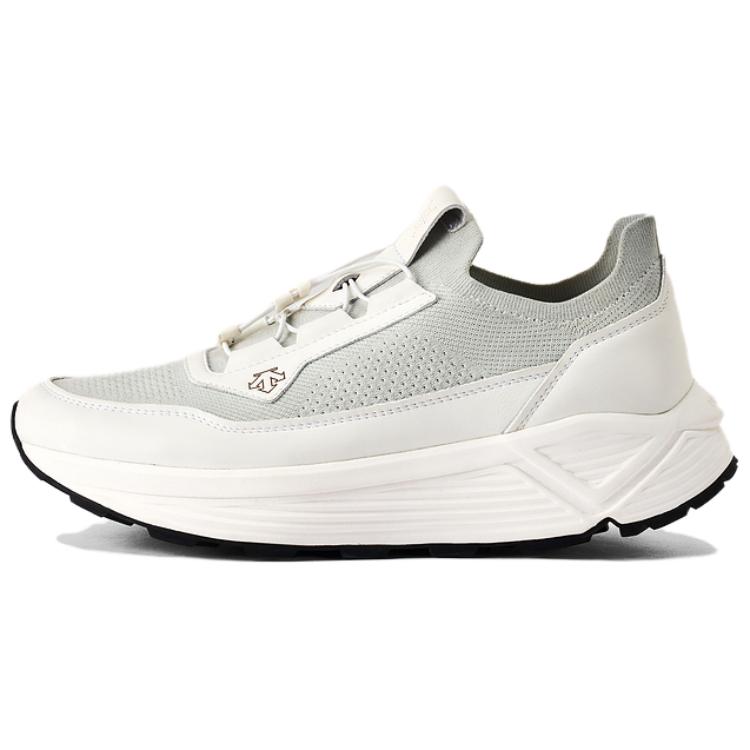

DESCENTE Кроссовки Dualis Knit Anti Slip, износостойкие, повседневные, низкие, белые, мужские