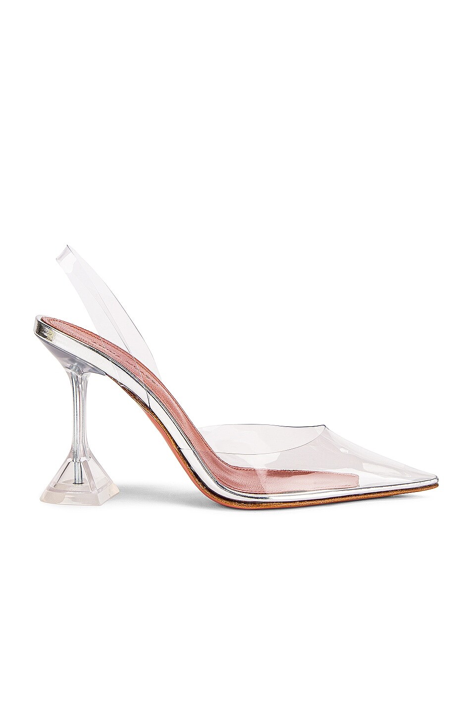 

Туфли женские Holli Glass Heel Amina Muaddi, прозрачный