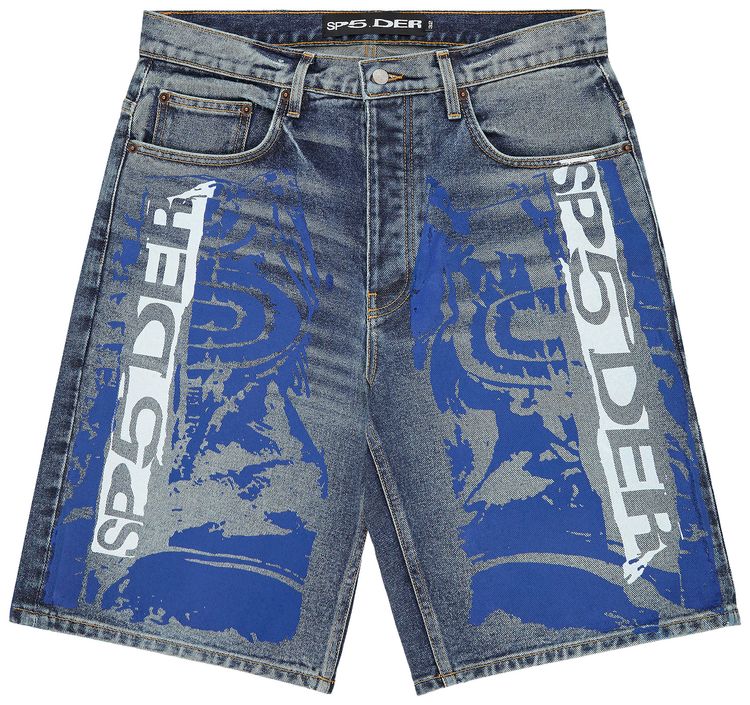 

Шорты Sp5der Moto GT Denim Short, синий