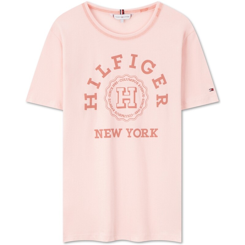 

Футболка женская розовая TJQ Tommy Hilfiger
