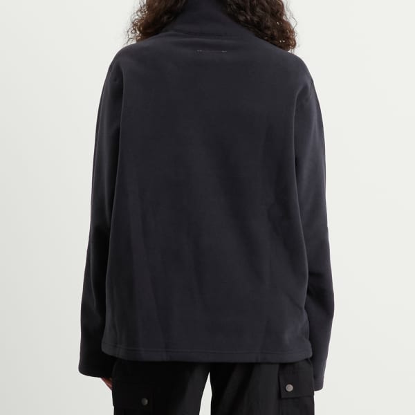 Флисовая куртка с высоким воротником Salomon Mm6 Maison Margiela, washed черный — фото 3