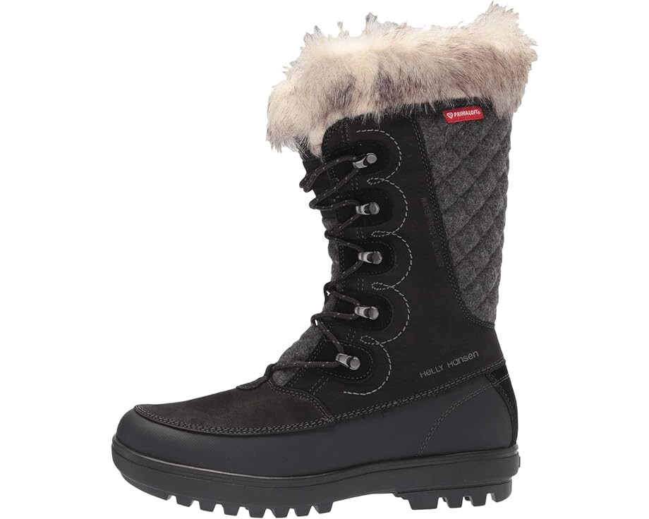 Сапоги женские Helly Hansen Garibaldi VL высокие с мехом, черный/серый — фото 4