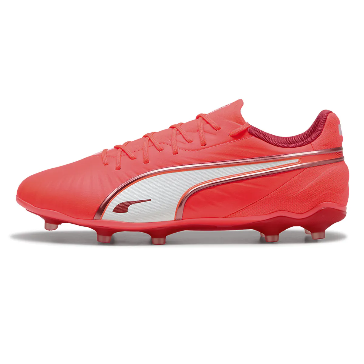 King Match FG/AG Jr Puma Мужские футбольные бутсы, красный — фото 4