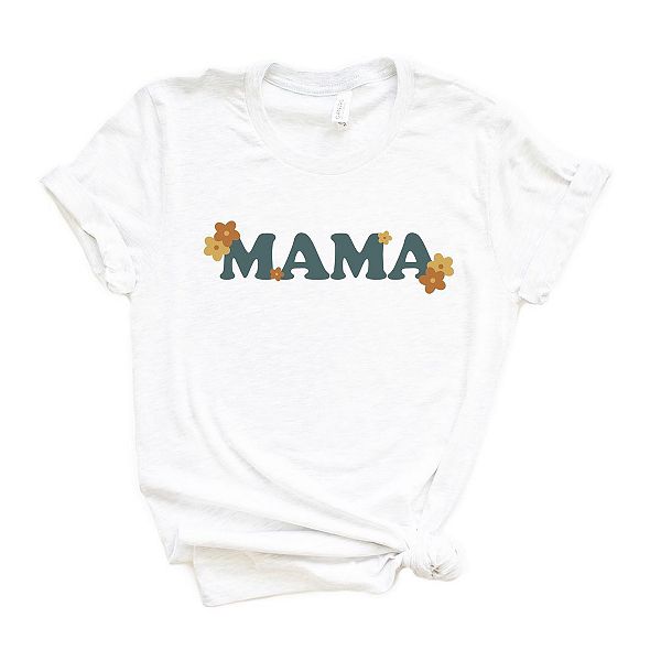 

Футболка с принтом Boho mama flowers Simply Sage Market, White, Белый, Футболка с принтом Boho mama flowers Simply Sage Market, White