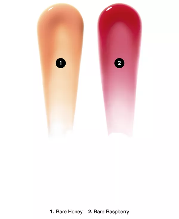 Набор из 2 сывороток для губ Plump it up Extra Bobbi Brown, bare honey: a milky warm pink bare raspberry: a deep berry red — фото 2