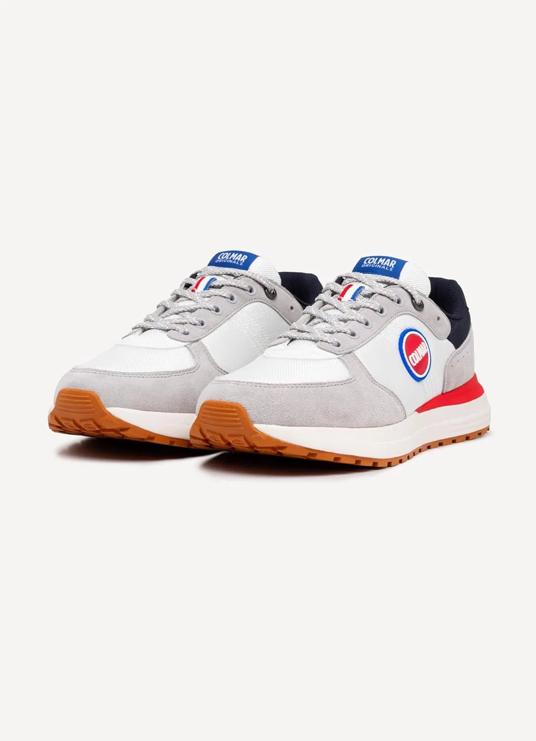 Кроссовки Colmar Unisex Travis Originals Zapatillas, White Red Navy — фото 2