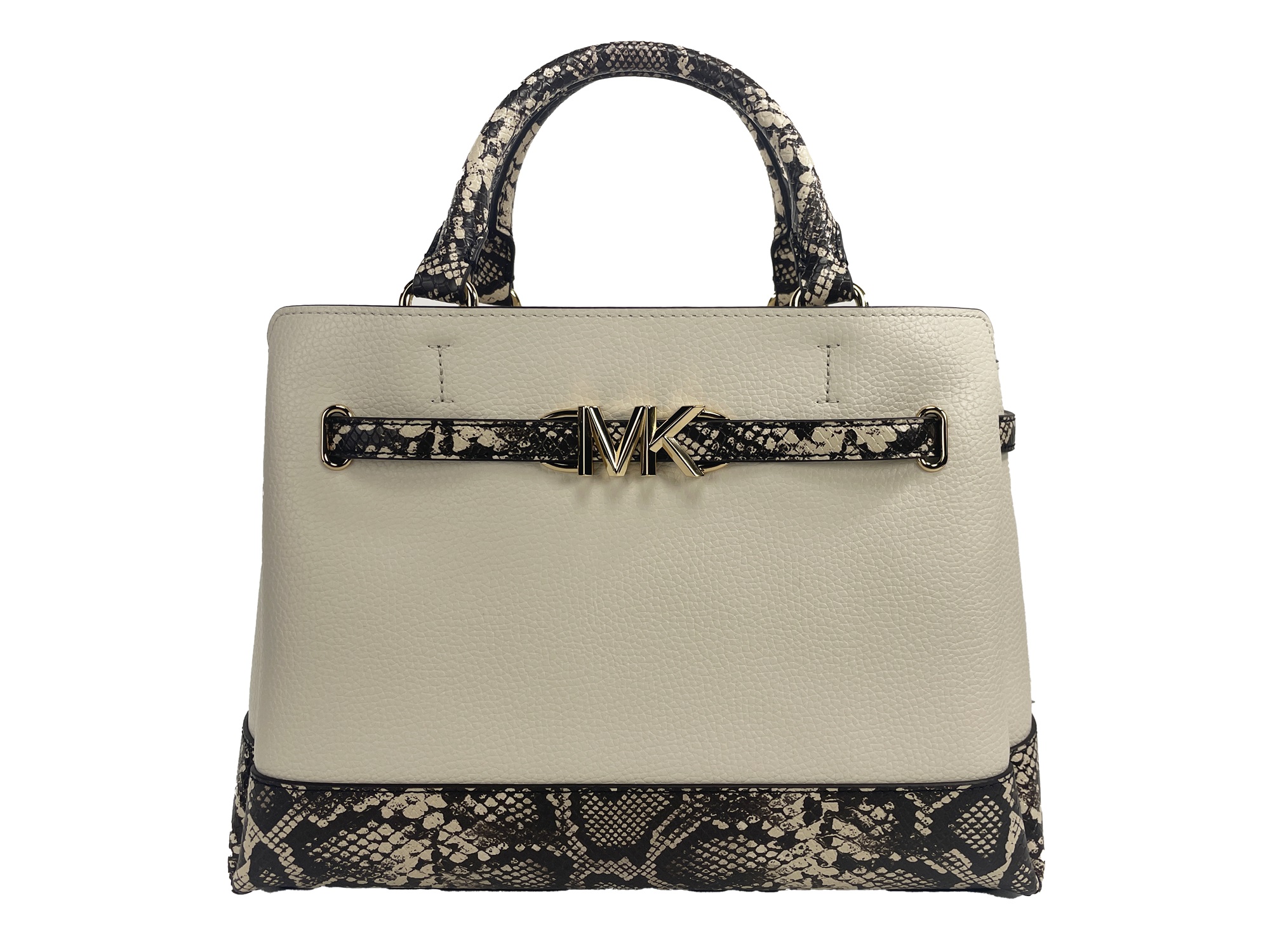

Большая сумка-портфель через плечо из змеиной кожи Reed Michael Kors