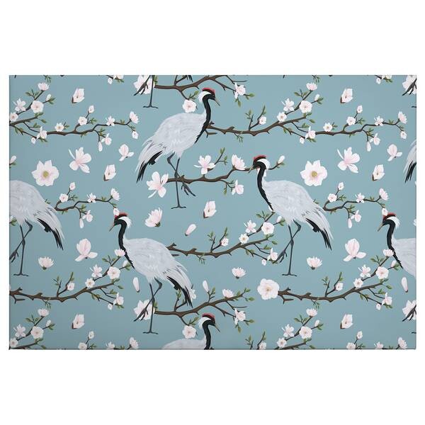 

Фреска A.S. Création Japanese Cranes, синий/белый