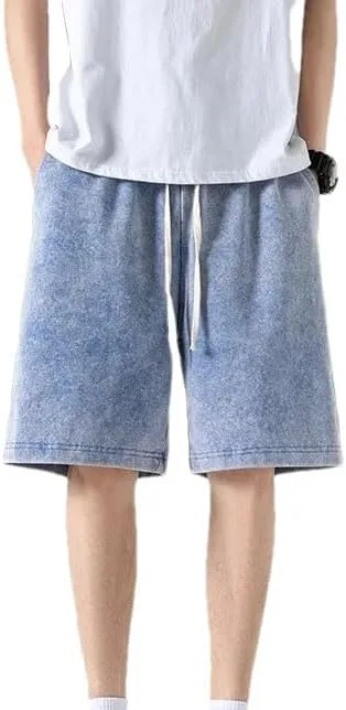 

Мужские хлопковые летние шорты с завязками