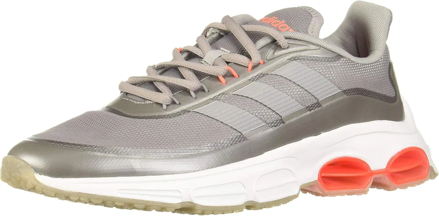 Мужские беговые кроссовки Adidas Quadcube, Grey Light Granite Light Granite Signal Coral