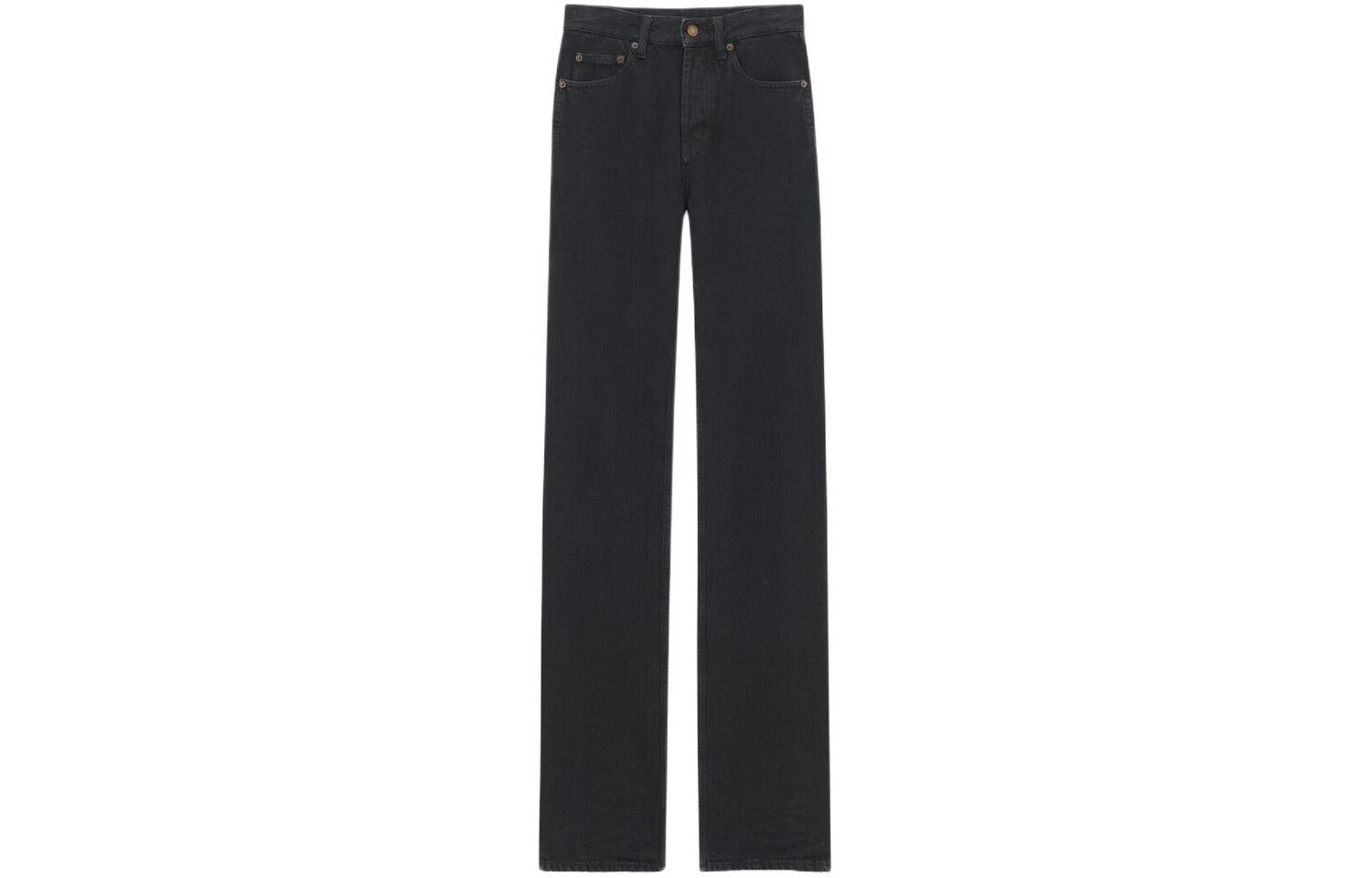 

Джинсы женские угольно-черные Saint Laurent
