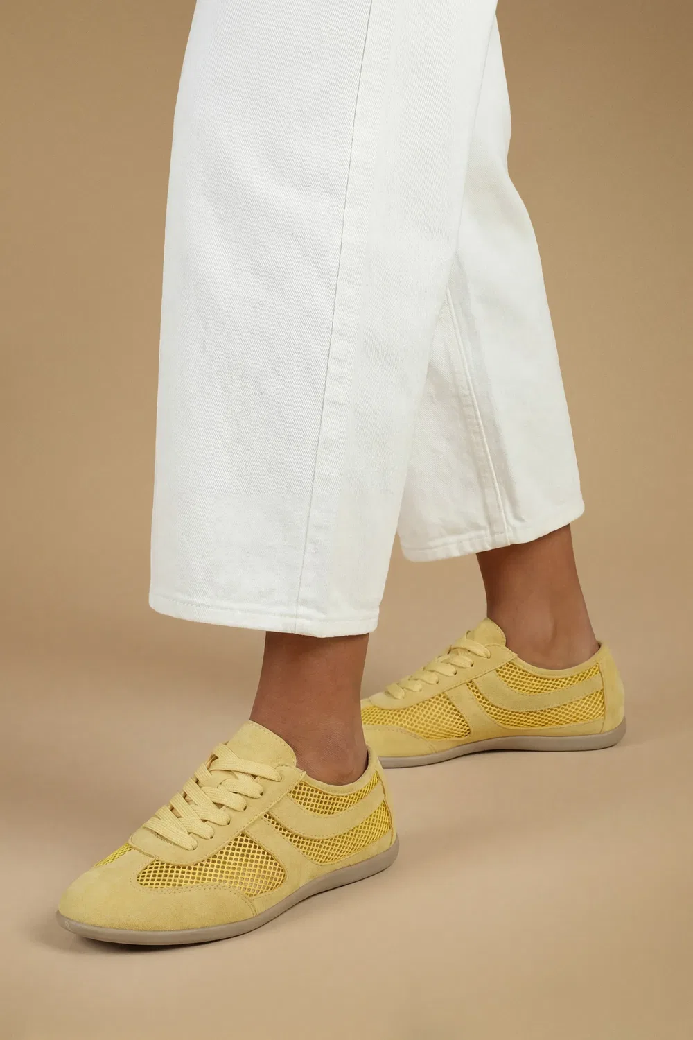 Кроссовки Lucy Mesh Lace Up Oasis, желтый