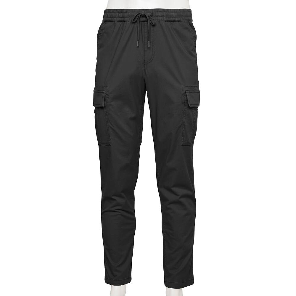 

Мужские брюки-карго без застежки Sonoma Goods For Life, цвет Black Luxe