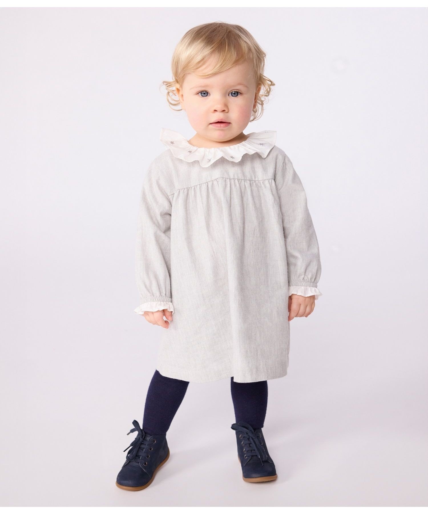 Платье один кусочек Petit Bateau, gray