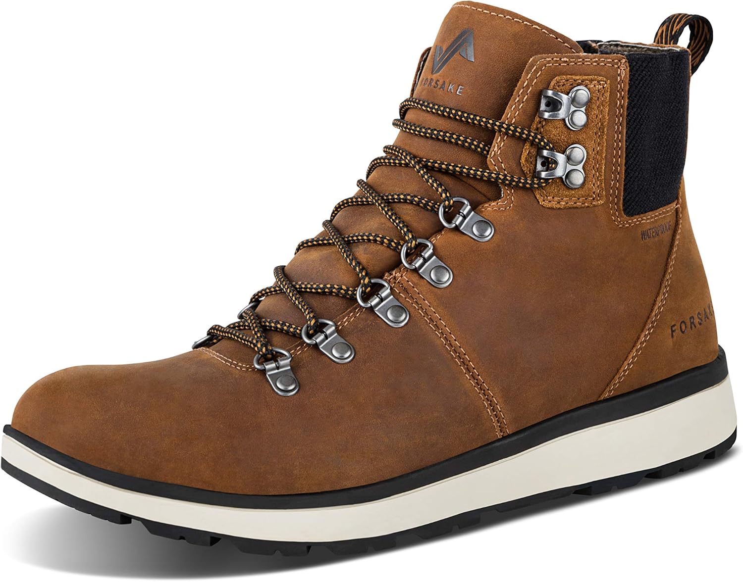 

Forsake Davos High - мужские водонепроницаемые премиальные кожаные ботинки, Toffee