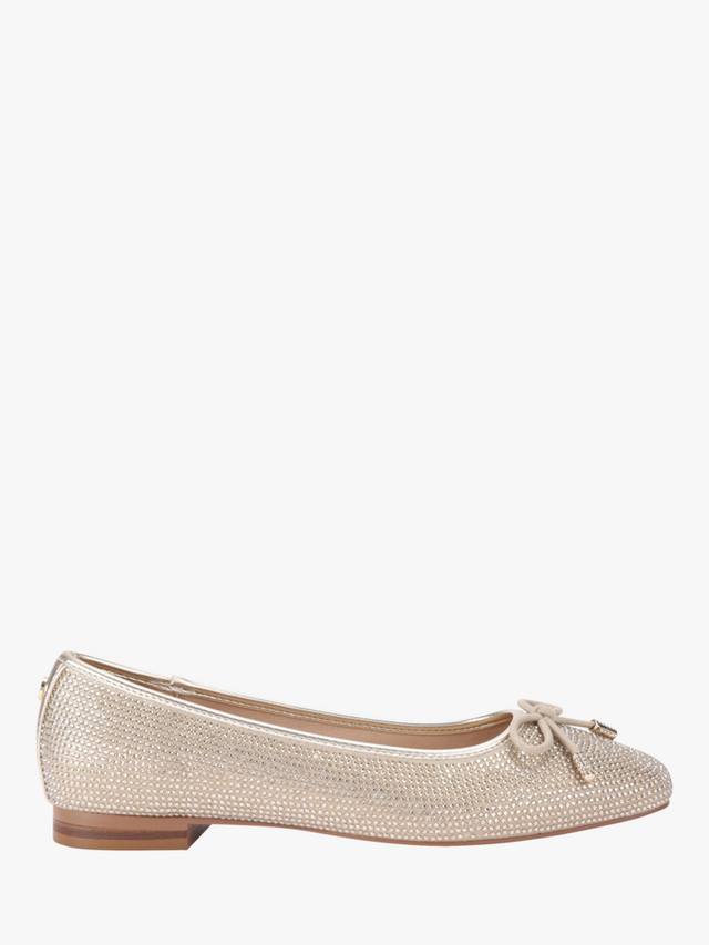Туфли-балетки Mara с декоративными элементами KG Kurt Geiger, Gold