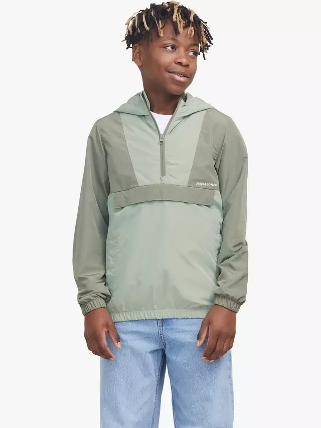 Детская ветровка-анорак, цвет Айсберг Грин Jack & Jones