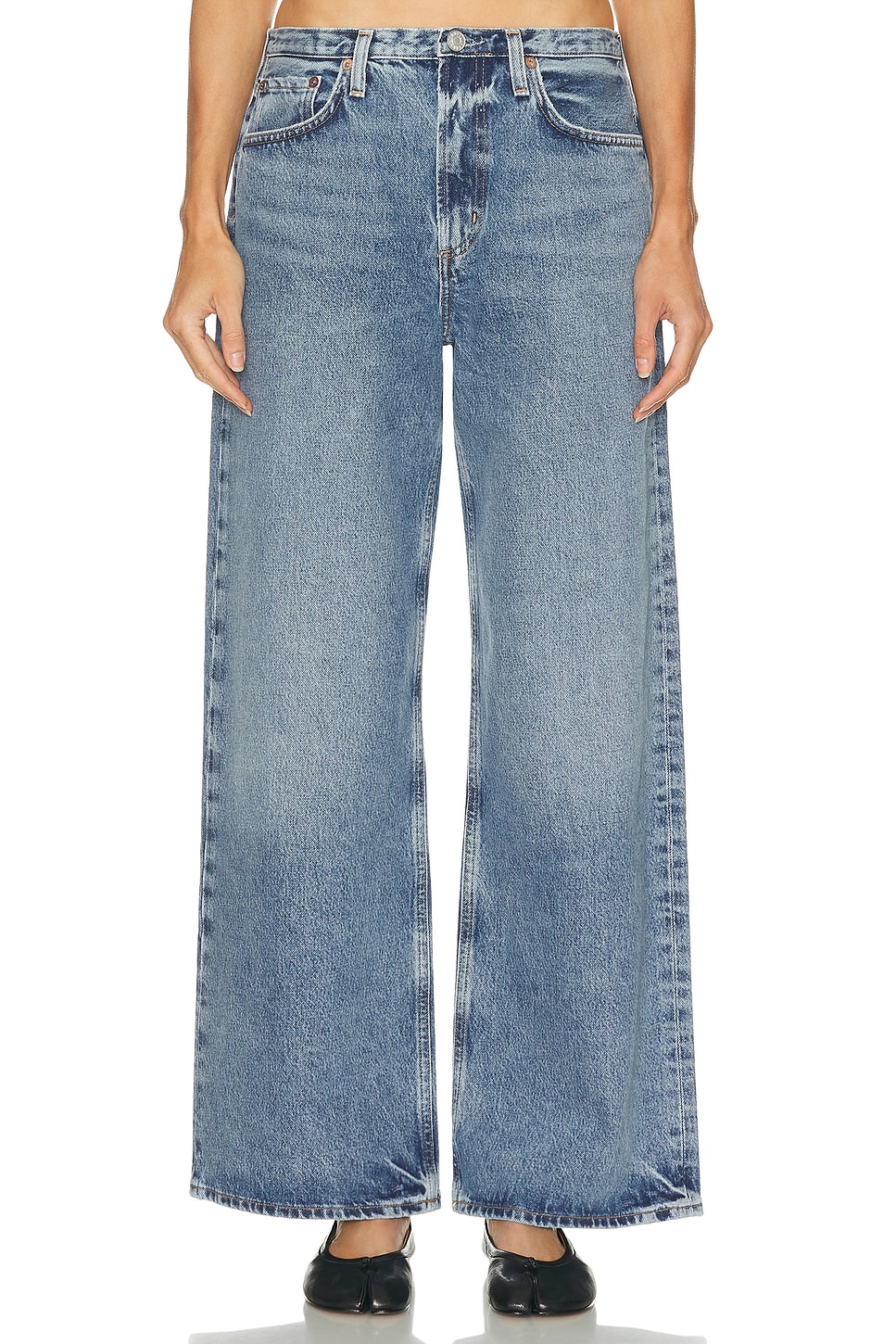 

Джинсы Keira Wide Leg Agolde, Downtown