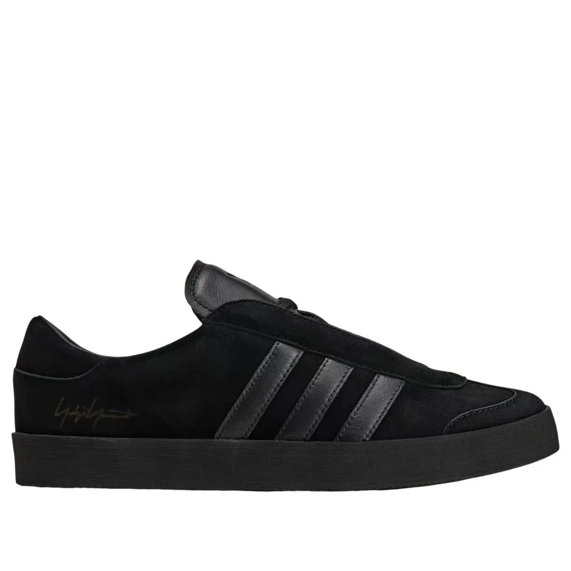 Кроссовки Adidas Y-3 Gazelle 'Black Off White' KJ9190, черный — фото 2
