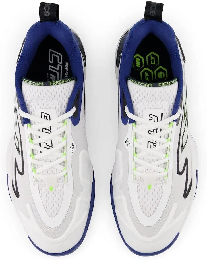 Кроссовки для тенниса Fresh Foam X New Balance, цвет White/Navy