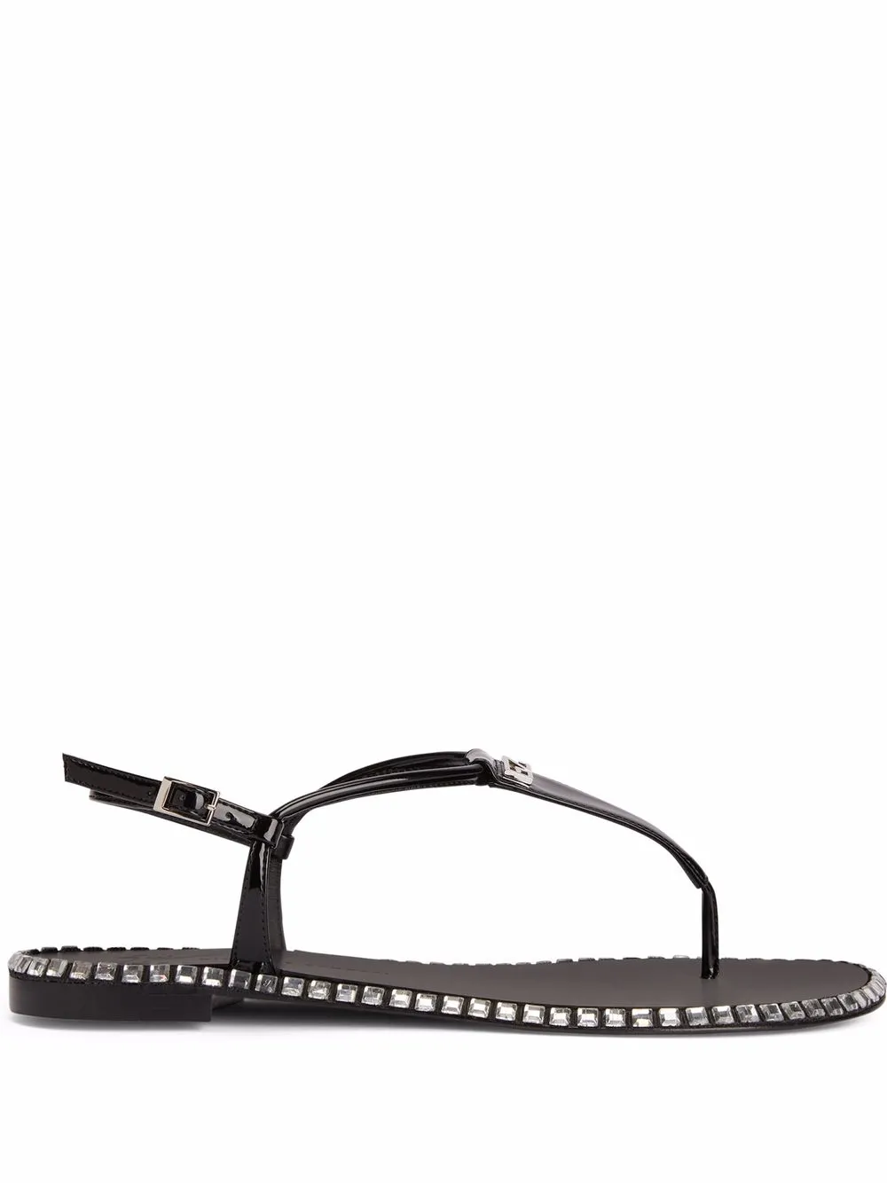 Сандалии Bellatriks с Т-образным ремешком Giuseppe Zanotti, черный