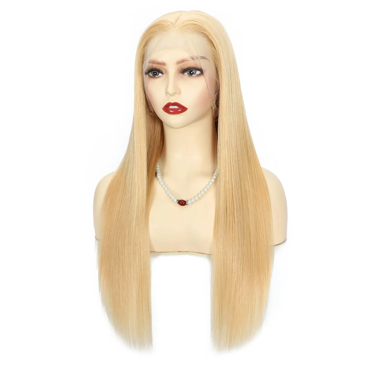 Женский парик из натуральных волос Glueless Blonde Remy Hair Full Lace Wig, 14 дюймов Larafona, 27 — фото 2