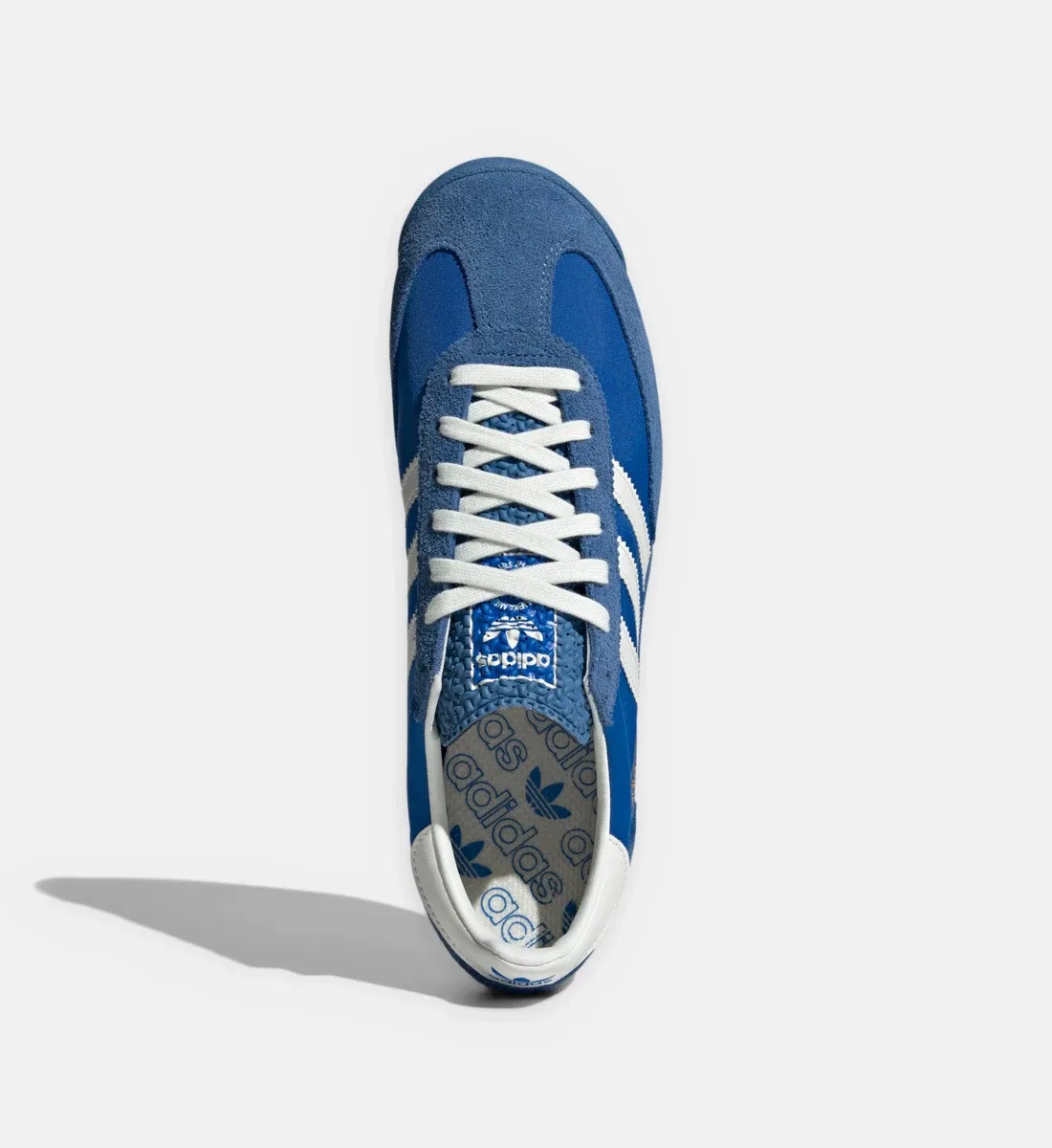 Низкие кроссовки SL72 из кожи adidas Originals, синий — фото 4