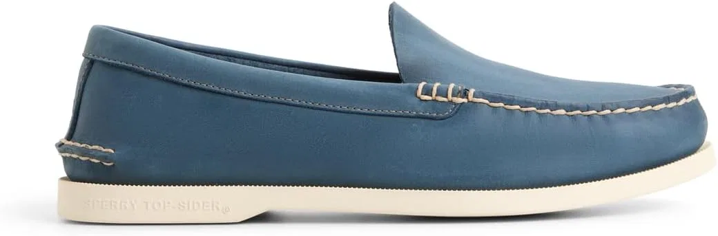 Туфли кожаные Sperry Authentic Original Venetian Loafer, вымытый синий — фото 2