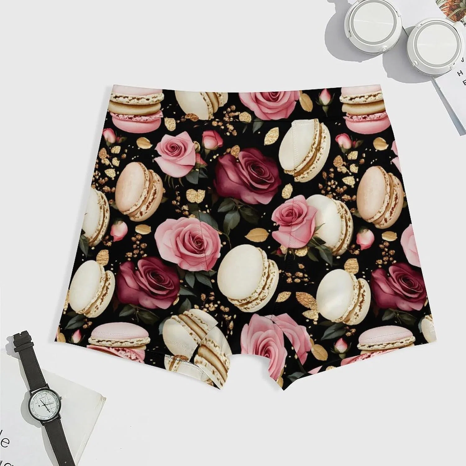 Боксеры Elegant Macarons And Roses, Style — фото 3